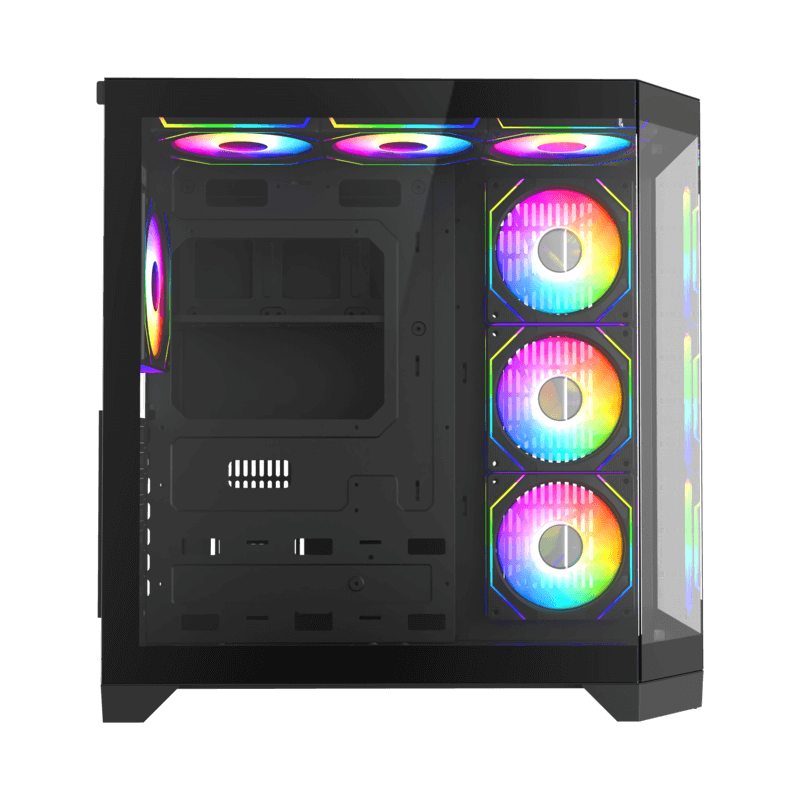 GAMEMAX HYPE-A Black ATX ARGB GAMING CASE GAMEMAX HYPE-A Black ATX ARGB GAMING CASE
